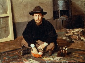 Porträt von Diego Martelli, ca. 1865, von Giovanni Boldini (1842-1931) von Giovanni Boldini