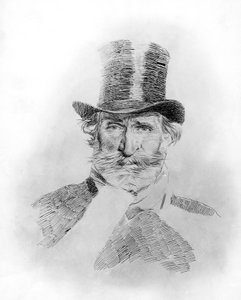 Porträt von Giuseppe Verdi von Giovanni Boldini