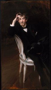 Porträt von James Abbott McNeil Whistler (1834-1903) 1897 von Giovanni Boldini