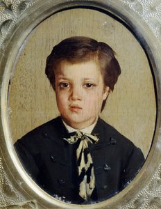 Porträt des Bruders Francesco Boldini von Giovanni Boldini (1842-1931), Öl auf Holz