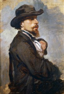 Porträt des italienischen Malers Vincenzo Cabianca (1827-1902) von Giovanni Boldini