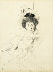 Studie der Prinzessin Niscemi von Giovanni Boldini