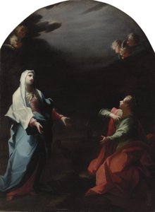 Die Madonna und der Heilige Johannes der Evangelist von Giovanni Camillo Sagrestani