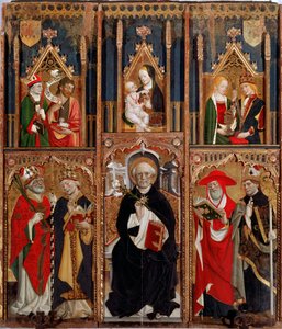 Altarbild Reghezza: St. Dominica auf dem Thron