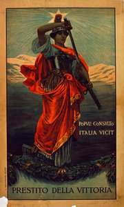Italienisches Militärplakat, Erster Weltkrieg: 