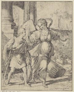 Tobias und der Engel von Giovanni Citosibio Guidi
