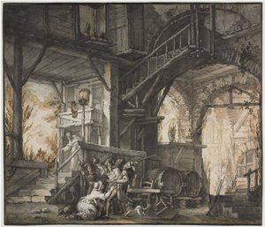 Theaterszene, ca. 1775-1776