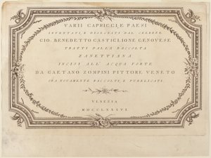 Frontispiz von Giovanni De Pian