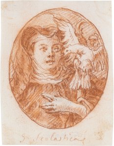Die hl. Scholastika