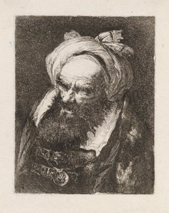Älterer Mann mit Turban, aus der Raccolta di Teste