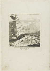 Frontispiz zu den Stationen des Kreuzes von Giovanni Domenico Tiepolo