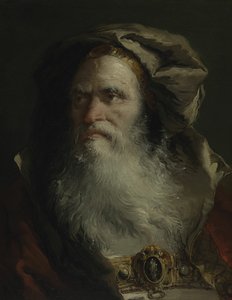 Kopf eines Philosophen, 1758-64 von Giovanni Domenico Tiepolo