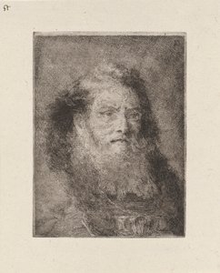Alter Mann mit kahlem Kopf, aus der Sammlung von Köpfen
