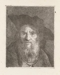Alter Mann mit Hut, aus der Raccolta di Teste (Sammlung von Köpfen)