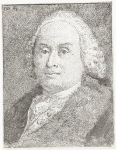 Porträt von Giovanni Battista Tiepolo von Giovanni Domenico Tiepolo