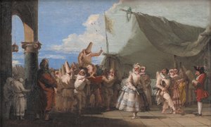 Der Triumph von Pulcinella von Giovanni Domenico Tiepolo