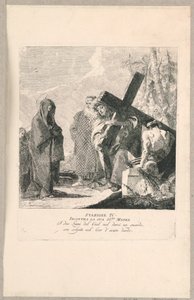 Via crucis - Station IV, Er trifft seine Mutter