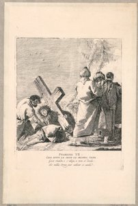 Via Crucis - Station VII, Er fällt zum zweiten Mal unter das Kreuz