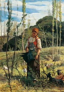 Bauer im Wald von Giovanni Fattori