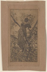 Blätter sammeln von Giovanni Fattori