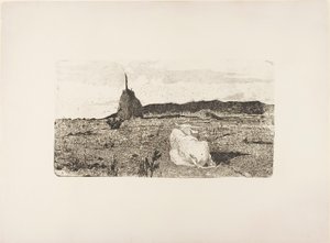 Heilige Kuh von Giovanni Fattori