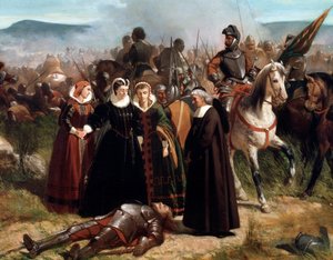 Maria Stuart in der Schlacht von Langside, gekämpft am 13. Mai 1568 (Detail)
