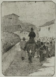 Militärische Promenade von Giovanni Fattori