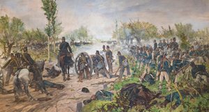 Die Schlacht von Custoza von Giovanni Fattori