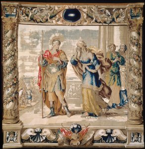 Aeneas verabschiedet sich von Dido