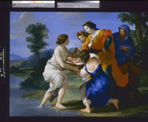 Die Auffindung des Moses von Giovanni Francesco (1610 62) Romanelli