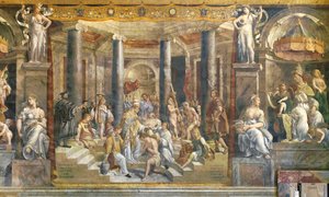 Die Taufe Konstantins von Giovanni Francesco (c.1488 1528) Penni