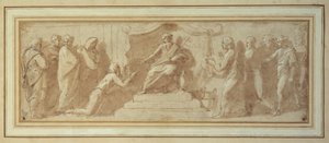 Joseph vor dem Pharao von Giovanni Francesco (c.1488 1528) Penni
