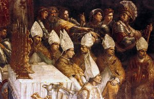 Die Krönung Karls des Großen von Giovanni Francesco (c.1488 1528) Penni