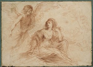 Ein Engel erscheint Hagar und Ismael, ca. 1653