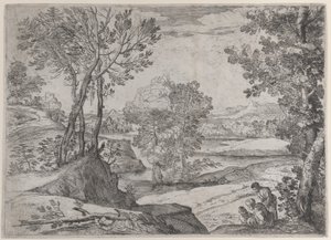 Eine Familie am Flussufer, 1643