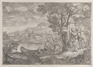 Landschaft mit der Flucht nach Ägypten