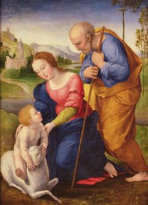 Die Heilige Familie mit dem Lamm