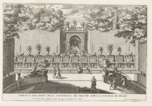 Brunnen in den Gärten der Villa d