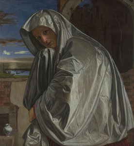 Maria Magdalena auf dem Weg zum Grab Christi von Giovanni Girolamo Savoldo
