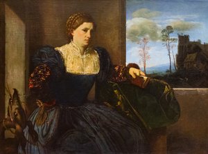 Porträt einer Frau, ca. 1525 von Giovanni Girolamo Savoldo