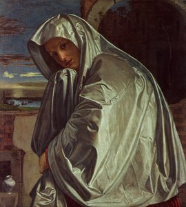 St. Maria Magdalena nähert sich dem Grab von Giovanni Girolamo Savoldo