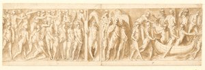 32 Kopien nach der Marcus-Aurelius-Säule, Piazza Colonna in Rom von Giovanni Guerra