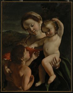 Madonna mit Kind und dem kleinen Johannes dem Täufer