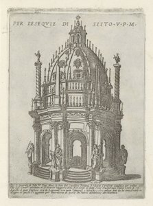 Grabmonument für Papst Sixtus V von Giovanni Maggi