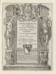 Titelblatt mit allegorischen Figuren und Putti