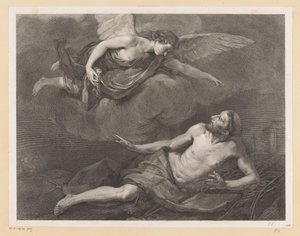 Der heilige Franziskus von Assisi und der Engel
