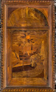 Lignaean-Kanonischer Chor, eingelegt von Giovanni Maria Platina 1484, oberer Stand