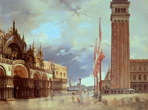 Piazza San Marco von Giovanni Migliara