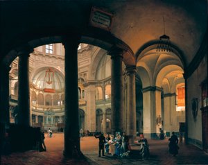 Ansicht aus dem Inneren der Basilika San Lorenzo
