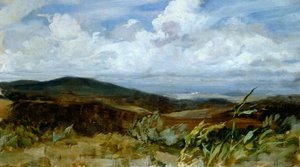 Landschaft, von Giovanni Muzzioli von Giovanni Muzzioli